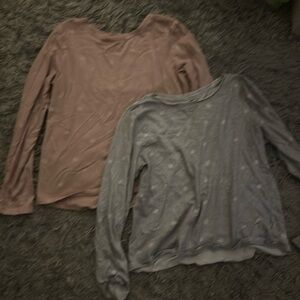 2 Snowflake Old Navy Shirts